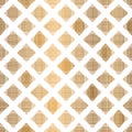 Elegant Gold Geometric Pattern on White Background Royalty Free Stock Photo