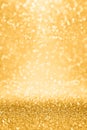 Gold glitter champagne bubble background for 50th anniversary or gliter Christmas Royalty Free Stock Photo