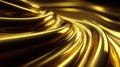 Elegant Golden Abstract Flow: A Luxurious and Captivating Visual Experience Royalty Free Stock Photo