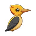 Elegant Golden-fronted Woodpecker Bird Vector Royalty Free Stock Photo