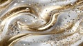 Elegant Golden Shimmering Abstract Background Glow