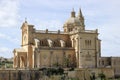 The elegant Gothic church of the Virgin Mary of Ta Pinu on the island of Gozo.