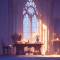 Elegant Gothic Study, Timeless Inspiration Royalty Free Stock Photo