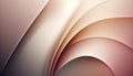 Elegant gradient curves in muted pink colors. Abstract minimal background