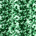 Elegant green glitter, sparkle confetti texture. Christmas abstract background, seamless pattern. Royalty Free Stock Photo