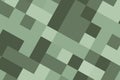 Elegant green sage square pixelated texture with a soft digital mosaic effect. Natural abstract background concept