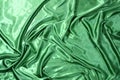 Elegant green silk