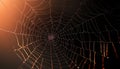 An Elegant Halloween Frame Featuring A Delicate Spider Web Design For A Spooky And Chic Decor Look Royalty Free Stock Photo