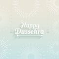 Elegant happy dussehra wishes card background