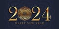 Elegant Happy New Year banner design