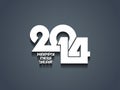 Elegant happy new year 2014 design. Royalty Free Stock Photo