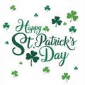 elegant happy saint patriks day frame Royalty Free Stock Photo