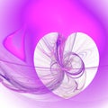 Elegant heart fractal background Royalty Free Stock Photo