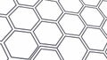 Elegant Hexagonal Honeycomb Pattern, Abstract Geometric Design, vector design Generative AI Royalty Free Stock Photo