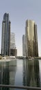 Dubai skyline in Jumeira lake towers.