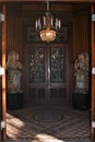 The Entrance to the Calhoun Mansion in Charleston South Carolina