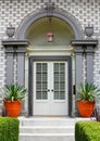 Elegant Home Front Door Royalty Free Stock Photo