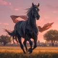 Elegant Horse in Flight - Perfect for Branding and Marketing Royalty Free Stock Photo