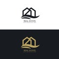 Elegant house logo design template