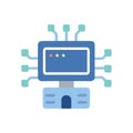Elegant Hypervisor Icon for Networking Royalty Free Stock Photo