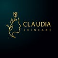 Elegant Illustration Line Skincare Logo