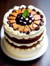 Elegant Indulgence: A Rich Red Velvet Cake\