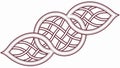 Elegant Interlocking Celtic Knot Pattern, vector design Generative AI Royalty Free Stock Photo