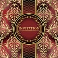 Elegant invitation cards. abstract creative backgrounds. design templates for social media. Royalty Free Stock Photo