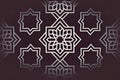 Elegant Islamic Geometric Pattern for Design Royalty Free Stock Photo