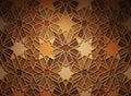 Elegant Islamic Geometric Star Pattern Background Texture Design Royalty Free Stock Photo
