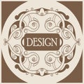 Elegant Label with Frames. Authentic Retro Vector Tags Design. Minimalistic Vine Bottle Badges.