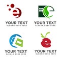 Best modern elegant letter E logo concept