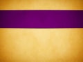 Elegant Light Gold Parchment. Rich Purple Banner