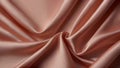 Elegant light peach full colour silk or satin luxury cloth fabric texture, abstract background design peach full