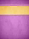 Elegant Light Purple Parchment. Textured Gold Banner with Purple and Gold Trim.