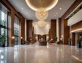 Elegant lobby with chic modern decor