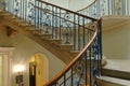 Elegant london victorian staircase Royalty Free Stock Photo