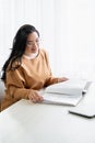 elegant look plus size woman business style office Royalty Free Stock Photo