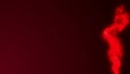 Elegant looped red devil background with energy fire