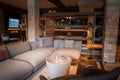 Elegant Lounge in Luxury Zermatt Hotel, Switzerland