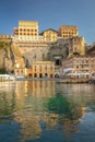 Seafront and harbour. Sorrento. Naples. Italy Royalty Free Stock Photo