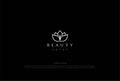 Elegant Luxury Beauty Lotus Line Logo Design Vector