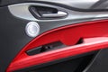 Elegant luxury car door interior Royalty Free Stock Photo