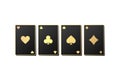 Elegant Luxury Heart Spade Diamond Club Poker Cards Illustration Vector