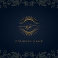 Elegant luxury letter XI logo