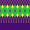 Elegant decorative luxury pattern Harlequin Mardi Gras