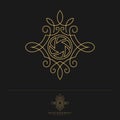 Elegant luxury photography logo design template. Lovely and Classic style. Vector illustration. - Vector Royalty Free Stock Photo