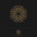 Elegant luxury photography logo design template. Lovely and Classic style. Vector illustration. - Vector Royalty Free Stock Photo