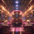 Elegant Luxury Train Interior - Perfect for Business and Travel Ads