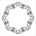 Elegant luxury vintage calligraphy frame.